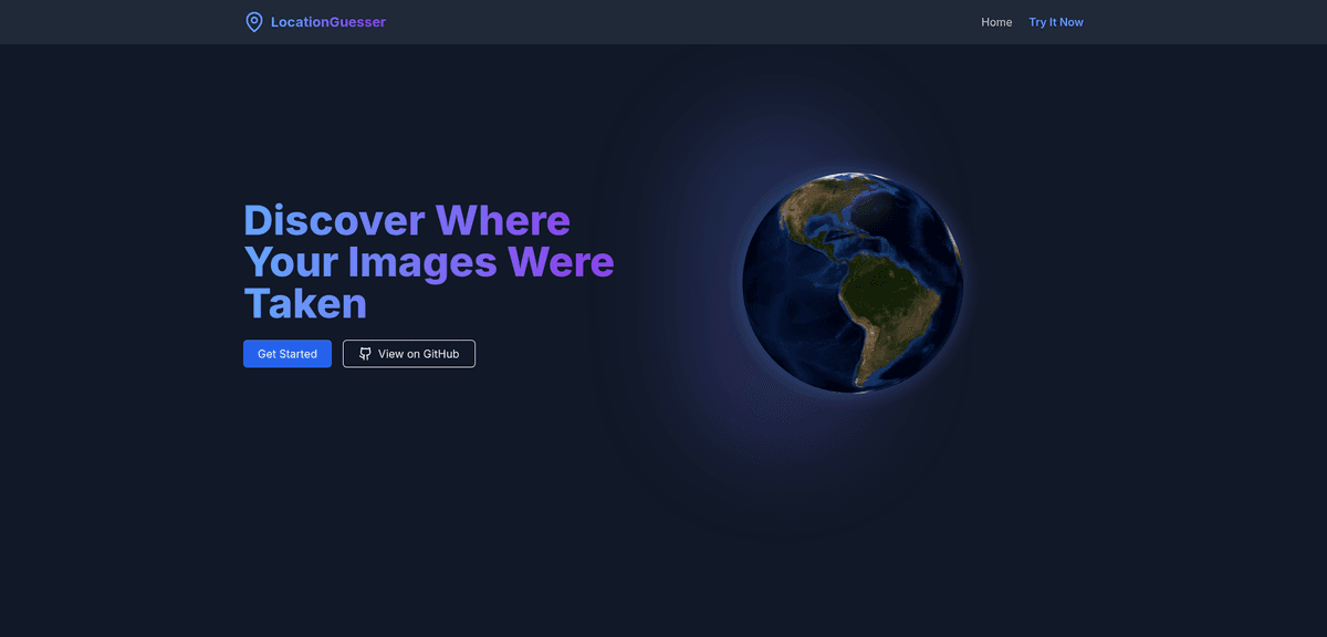Screenshot of Location Guesser - AI Geolocation Predictor