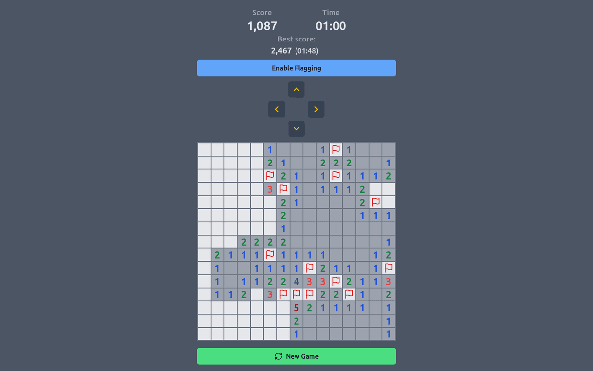 Infinite Minesweeper