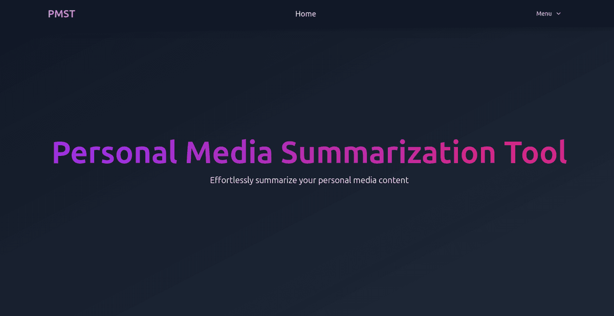 Personal Media Summarization Tool